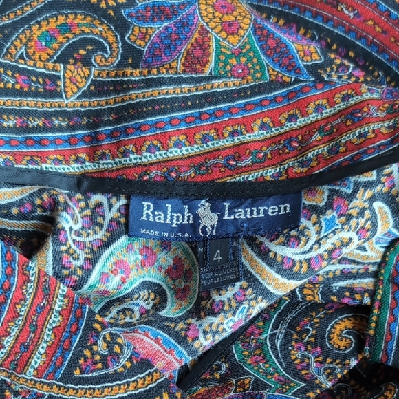 Ralph Lauren Paisley Patterned Women's Skirt - Picture 4 of 9